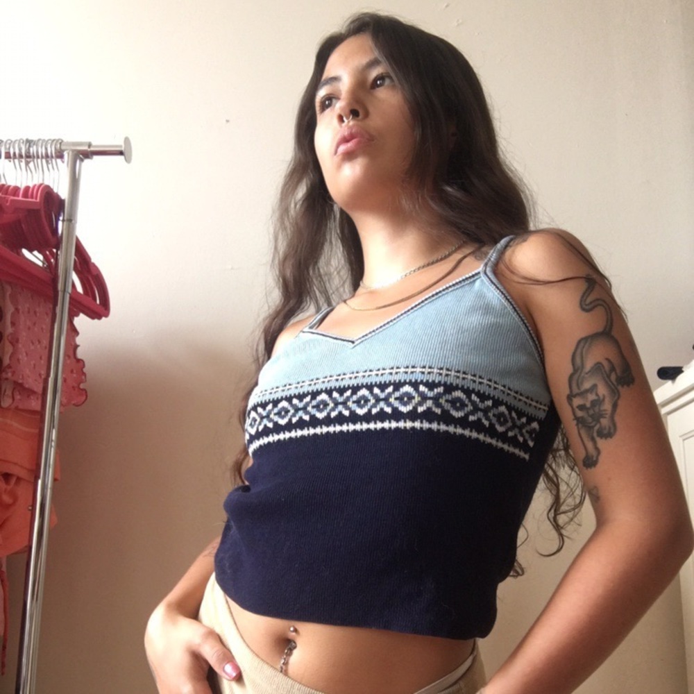 Vintage knit tank